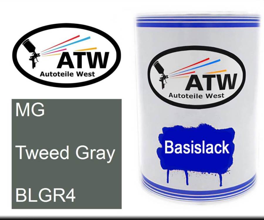 MG, Tweed Gray, BLGR4: 500ml Lackdose, von ATW Autoteile West.